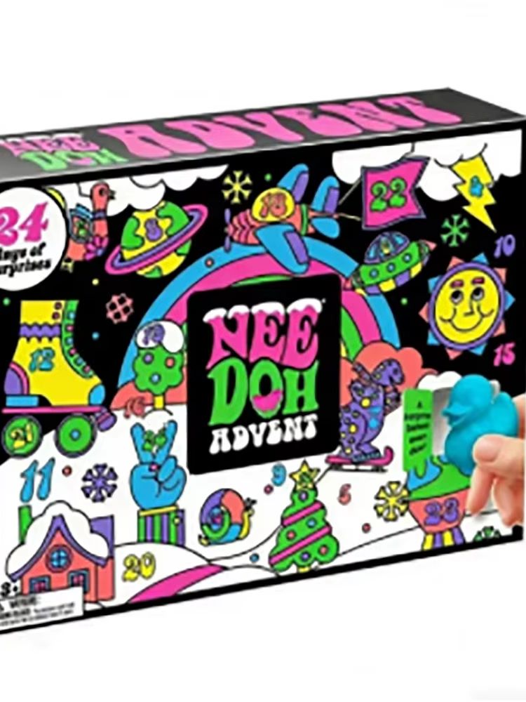 24Pcs Nee‑Doh Squish Fidget Ad - Mystery Box Blind Bag ulasan dan harga
