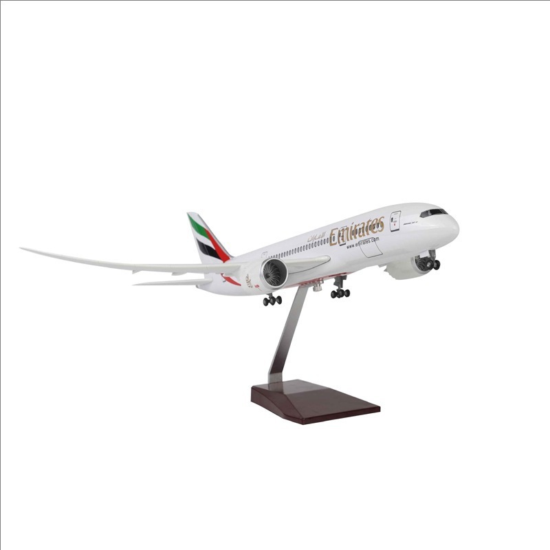 787 Emirates Aircraft Model Re - Model Airplane Plastic ulasan dan harga