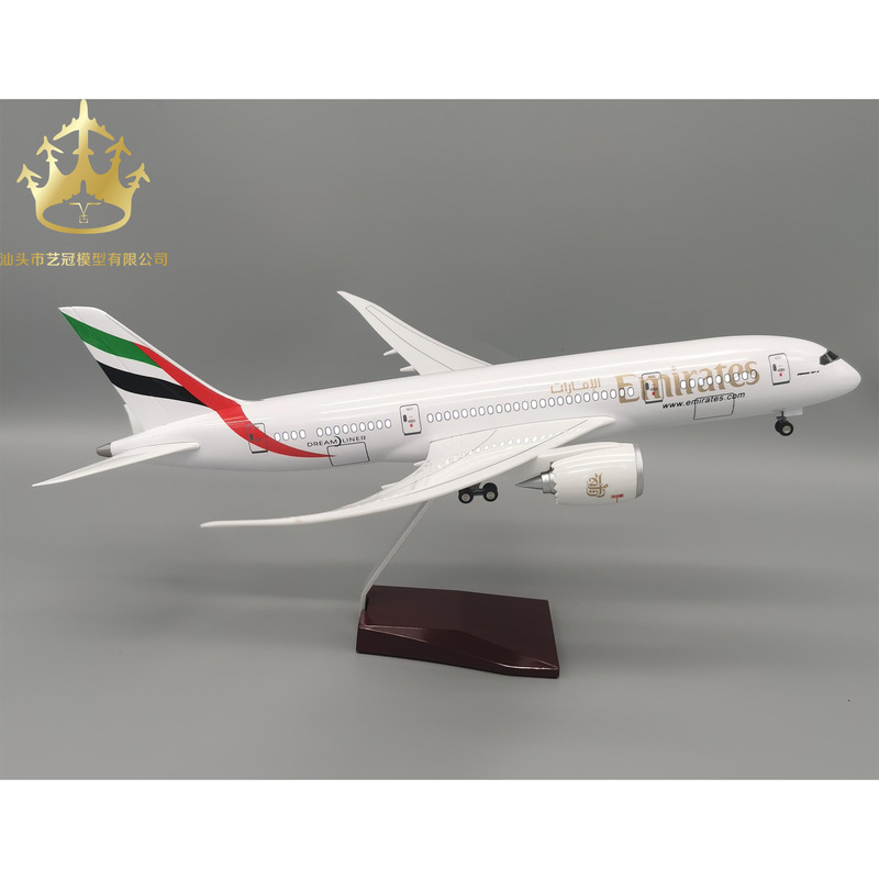 787 Emirates Aircraft Model Re - Model Airplane Plastic ulasan dan harga